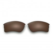 New Walleva Brown Polarized Replacement Lenses For Oakley Quarter Jacket(OO9200 Series) Sunglasses
